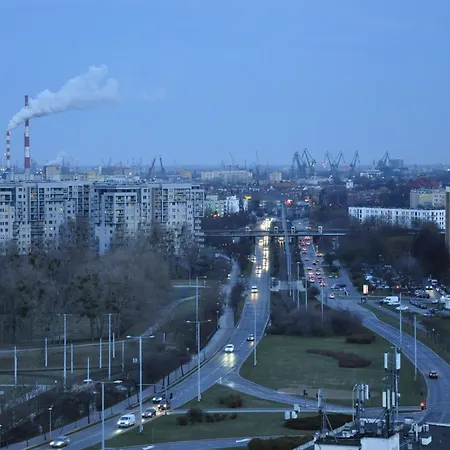Apartament Nice View -16Pietro, Parking Podziemny, Widok Na Miasto I Morze Danzica Esterno foto