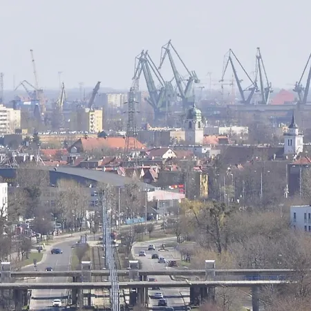 Apartament Nice View -16Pietro, Parking Podziemny, Widok Na Miasto I Morze Danzica Esterno foto