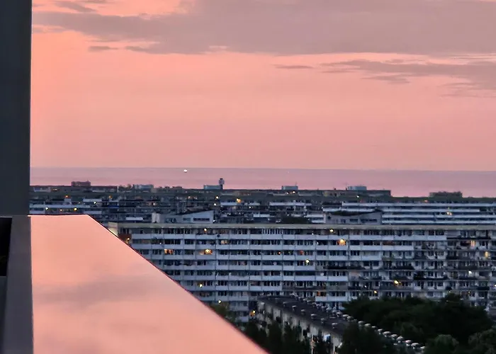 Apartament Nice View -16Pietro, Parking Podziemny, Widok Na Miasto I Morze